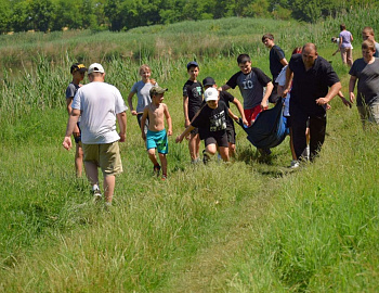Для школьников Тбилисского района организован поход на берег реки Бейсуг