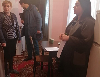 В Успенском районе проведены рейдовые мероприятия по обеспечению пожарной безопасности отдельных категорий семей