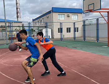 В Белореченском районе прошли соревнования по баскетболу