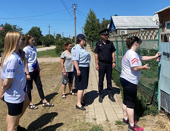 В Ленинградском районе проведена акция «Чистый район!»