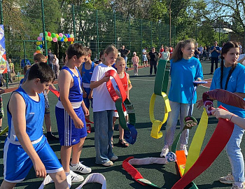 В Ейском районе начали свою работу летние дворовые площадки