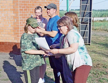 «Юный спецназ» в детском лагере Каневского района