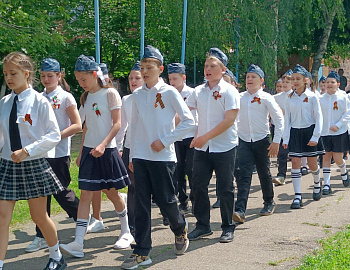 В Гулькевичском районе прошел торжественный смотр-конкурс в преддверии юбилея Великой Победы