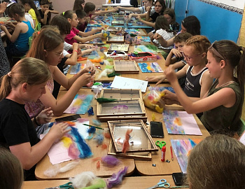 В Ейском районе начали свою работу летние дворовые площадки