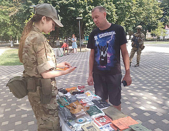 В Тбилисском районе прошла выставка военно-патриотического клуба «Авангард»