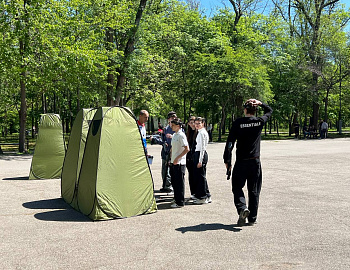 Несовершеннолетние Центрального внутригородского округа города Краснодара приняли участие в турнире по спортивному лазертагу