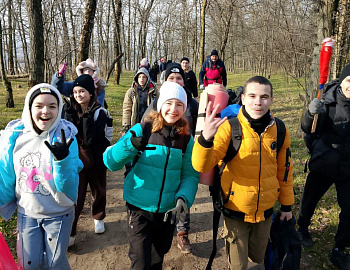 В Кавказском районе состоялся традиционный районный зимний поход