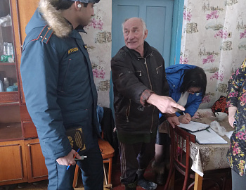 В Успенском районе прошли внеплановые рейдовые мероприятия по обеспечению пожарной безопасности в категорийных семьях