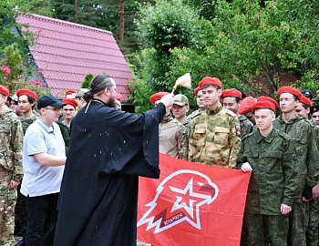 В городе Горячий Ключ дети приняли участие в военно-патриотических мероприятиях