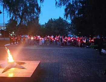 Дети Калининского района приняли участие в мероприятиях, посвященных 82 годовщине со дня начала Великой Отечественной войны