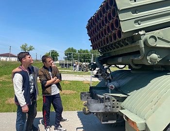 В Славянском районе проводится военно-патриотическая площадка «Допризывник»