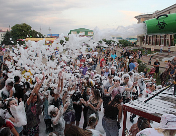 Фестиваль красок в станице Кущевской