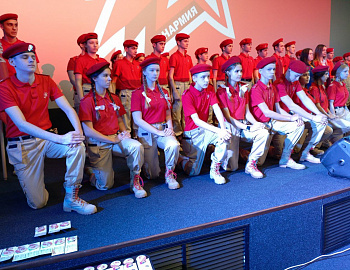 В Кавказском районе прошло торжественное вступление учащихся в ряды Юнармии