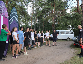 В Гулькевичском районе состоялось учебно-тренировочное занятие по сап-серфингу «Эпицентр»