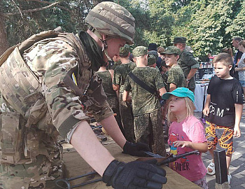 В Тбилисском районе прошла выставка военно-патриотического клуба «Авангард»