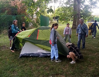 В Анапе состоялось открытие палаточных детских лагерей