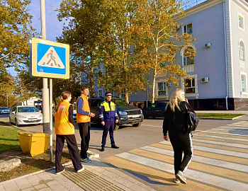 В Темрюкском районе проведена акция «Уступи дорогу пешеходу!»