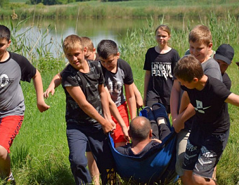 Для школьников Тбилисского района организован поход на берег реки Бейсуг