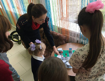 Профилактическое мероприятие «Декада безопасности» в Каневском реабилитационном центре для детей