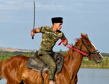 В Кавказском районе открыт палаточный лагерь «Казачий кордон»