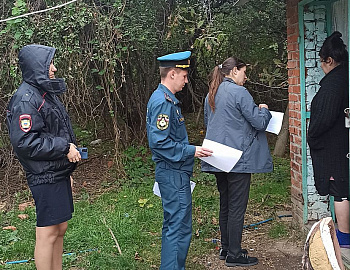 Рейдовые мероприятия по обеспечению безопасности отдельных категорий семей проходят в Тбилисском районе