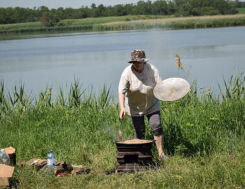 Для школьников Тбилисского района организован поход на берег реки Бейсуг
