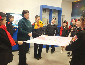 Школьники Гулькевичского района посетили зал авиации и космонавтики ЦДК пос. Венцы