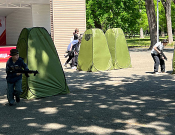 Несовершеннолетние Центрального внутригородского округа города Краснодара приняли участие в турнире по спортивному лазертагу