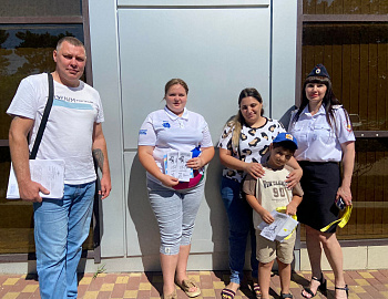 В Староминском районе проведена акция в рамках регионального проекта «Безопасность дорожного движения»