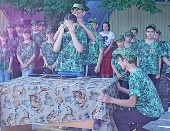 «Юный спецназ» в детском лагере Каневского района