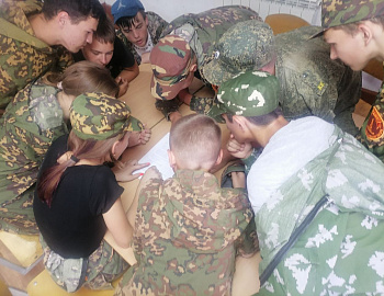 В Кавказском районе ребята приняли участие в военно-спортивной игре «Зарница»
