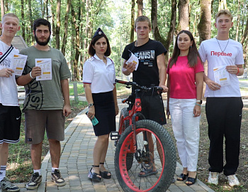 В Апшеронском районе проведен комплекс мероприятий «МОТО-ВЕЛО-СИМ»